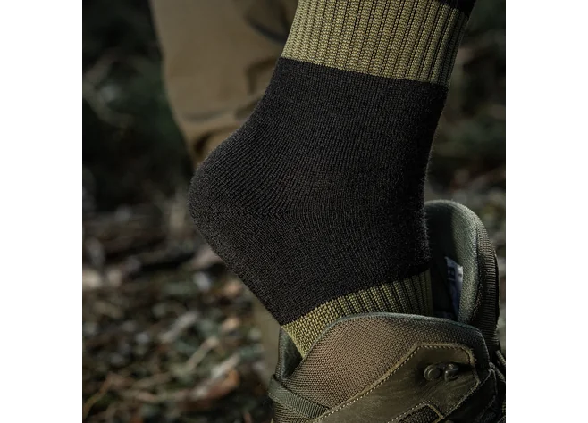 Шкарпетки M-Tac зимові Ranger Wool Black/Olive Фото 3